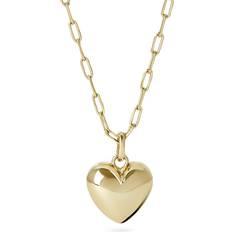 Jewelry Ana Luisa Lev Puffed Heart Necklace - Gold