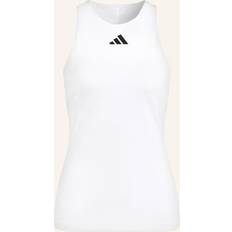 Nainen - Tennis Vaatteet adidas Y-Tank Top - White