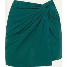 Round Skirts Vix Solid Karen Mini Skirt