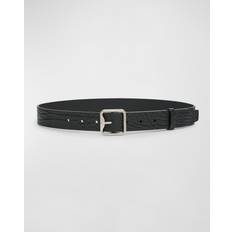 Burberry Skärp Burberry Leather Buckle Belt Black