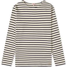 Armor-Lux Houat Sweater Stripes Black Ecru Off-White
