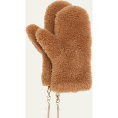 Silk Gloves & Mittens Max Mara Ombrato Teddy Mittens