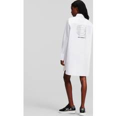 Transparent Bluser Karl Lagerfeld Bluse sort transparent offwhite sort transparent offwhite