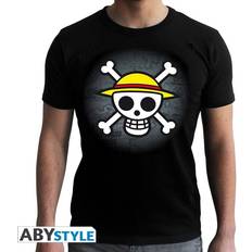 ABYstyle One piece t-shirt skull with map schwarz Schwarz Mittel