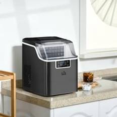 Homcom Ice Maker Machine Compact Counter Top Ice Cube Maker Black