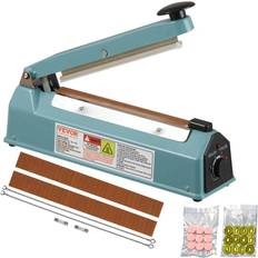 VEVOR Impulse Sealer 8 Iron Food Vacuum Sealer w/Adjustable Heating Mode Heat Sealing Machine w/Extra Replace Kit