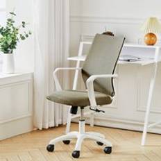 LivingAndHome Ergonomic Desk Khaki Office Chair