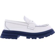Alexander McQueen Dam Lågskor Alexander McQueen Läder Gummisula Slip-On Skor - Vit
