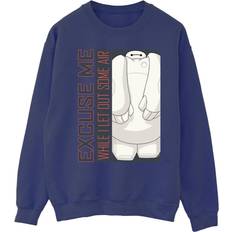 Vêtements Disney Big Hero Baymax Excuse Me Some Air Sweatshirt Navy