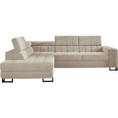 Mirjan24 3-Seters Hjørnesovesofa Beige Sofa