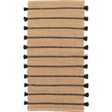 Broste Copenhagen Mattor & Fällar Broste Copenhagen Ezra Natur, Svart 70x140cm