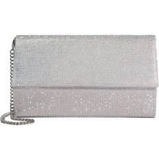 Dune London Clutches Dune London 'Esmes' Clutch Silver Size