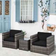 OutSunny Outsunny Bistro Set, 1 Table incl. 2 Chairs