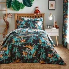 Charlotte Thomas Jungle Jungle Duvet Cover Black