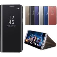 Samsung s10 plus view cover ExpressVaruhuset Samsung S10 Plus Smart Flipfodral Clear View Standing V2 Rocket Svart