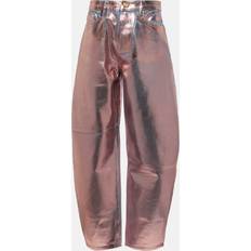 Ropa Ganni Foil Denim Jeans - Stary Purple