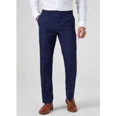 Skopes Harcourt Tailored Fit Trousers Navy, Navy, 36R, Men