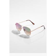 Sunglasses boohoo Chain Detail Aviator Multi