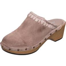 Pink Clogs Antelope Hedy Whipstitch Clog