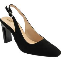 Velcro Heels & Pumps Lotus 'Anita' Slingback Court Shoes Black