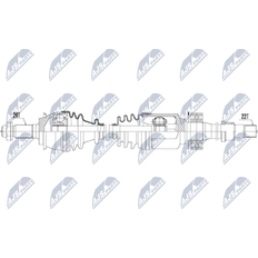 Alberi di trasmissione NTY NPW-BM-121 Assale Anteriore Dx 888 MINI