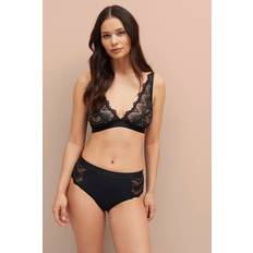 Understatement Trusser Saboteur Lace Highwaist Briefs Sort
