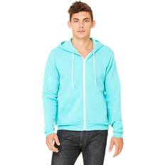 Turquoise - Women Sweaters Bella Canvas Bella Canvas C3739 Unisex Full-Zip Hoodie Teal 2X