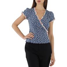 Blouses Polo Ralph Lauren Blue Wrap Blouse