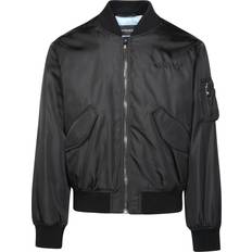 Versace Hombre Ropa de abrigo Versace Black Nylon Bomber Jacket