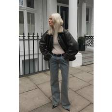 Low Waist Jeans - Blå