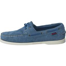 Bleu - Homme Mocassins Sebago Portland Flesh - Bleu