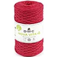 DMC Nova Vita 4, röd virkning makramé garn, 250 g