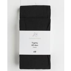 Tights & Stay-Ups H&M Ladies Black 2-pack denier tights