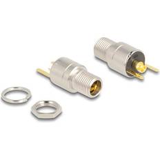 DeLock Stikforbindelse DC 5.5 x 2.5 mm Sokkel
