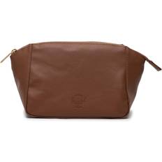 Herschel Kulturbeutel Herschel Milan Toiletry Bag Vegan Leather Saddle Brown