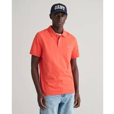 Gant Herre Tøj Gant Shield Piqué Polo Shirt Red