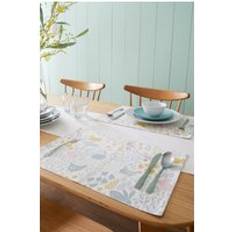 Textiles Catherine Lansfield Cottage Friends Set Of Place Mat Natural