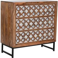 Home ESPRIT Brown Chest of Drawer 80x80cm