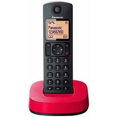 Panasonic Telefoni Fissi Panasonic KX-TGC310SPR, DECT, Scrivania Parete, Nero, Rosso, Ricevitore, LCD, AAA