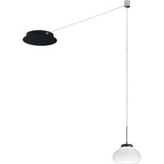 Fabas Luce Arabella Led Dome Ceiling Lights White Glass Pendant Lamp