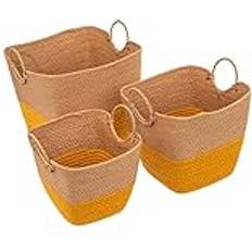 Paniers 5Five x3 Ocre Solar - Marron Panier