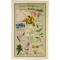 Green Kitchen Towels Ulster Weavers 'Irish Wild Flowers' Irish Heritage Kitchen Towel Green