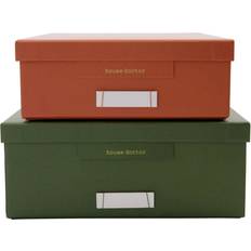 House Doctor Storage boxes, Keep Green/Orange Opbevaringsboks