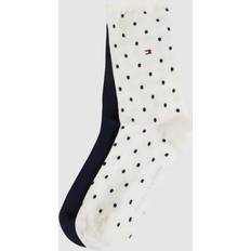 Tommy Hilfiger Strømper Tommy Hilfiger Dot Sock - White Pattern