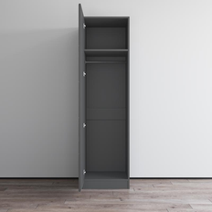 Gray Wardrobes Meble Furniture Aria 2EX