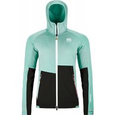 Ortovox Clothing Ortovox Fleece Rib Hoody Womens - Aquatic Ice