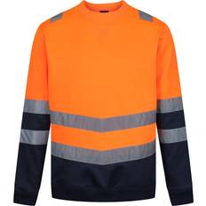 Arbeitsoberteile Regatta Professional Hi-Vis Sweatshirt Work Jumper Orange