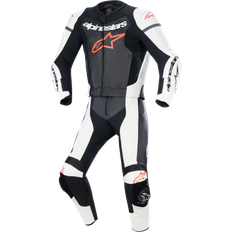 Alpinestars GP Force Lurv PC Leather MC Leather Suit Black-White-Red Fluo