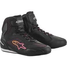 MC-utstyr Alpinestars Stella Faster Rideknit Motorcycle Shoes Black 1/2 Woman