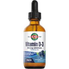 Kal Vitamin D-3 50mcg Vitamins Clear